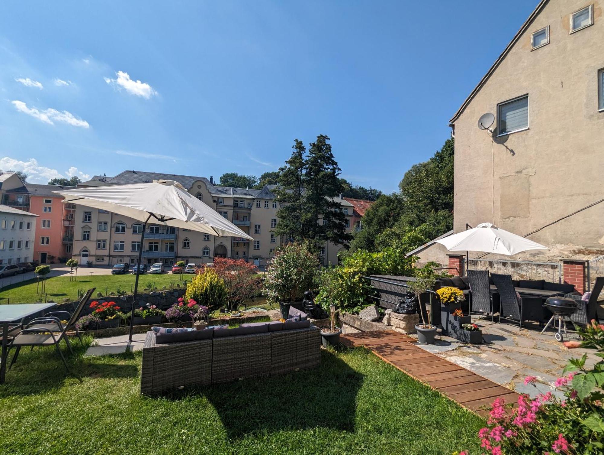 Hw4B - Urlaubsmagie - Zentral Mit Gemeinschaftsgarten, -Pool, -Sauna & Whirlpool Sebnitz Buitenkant foto