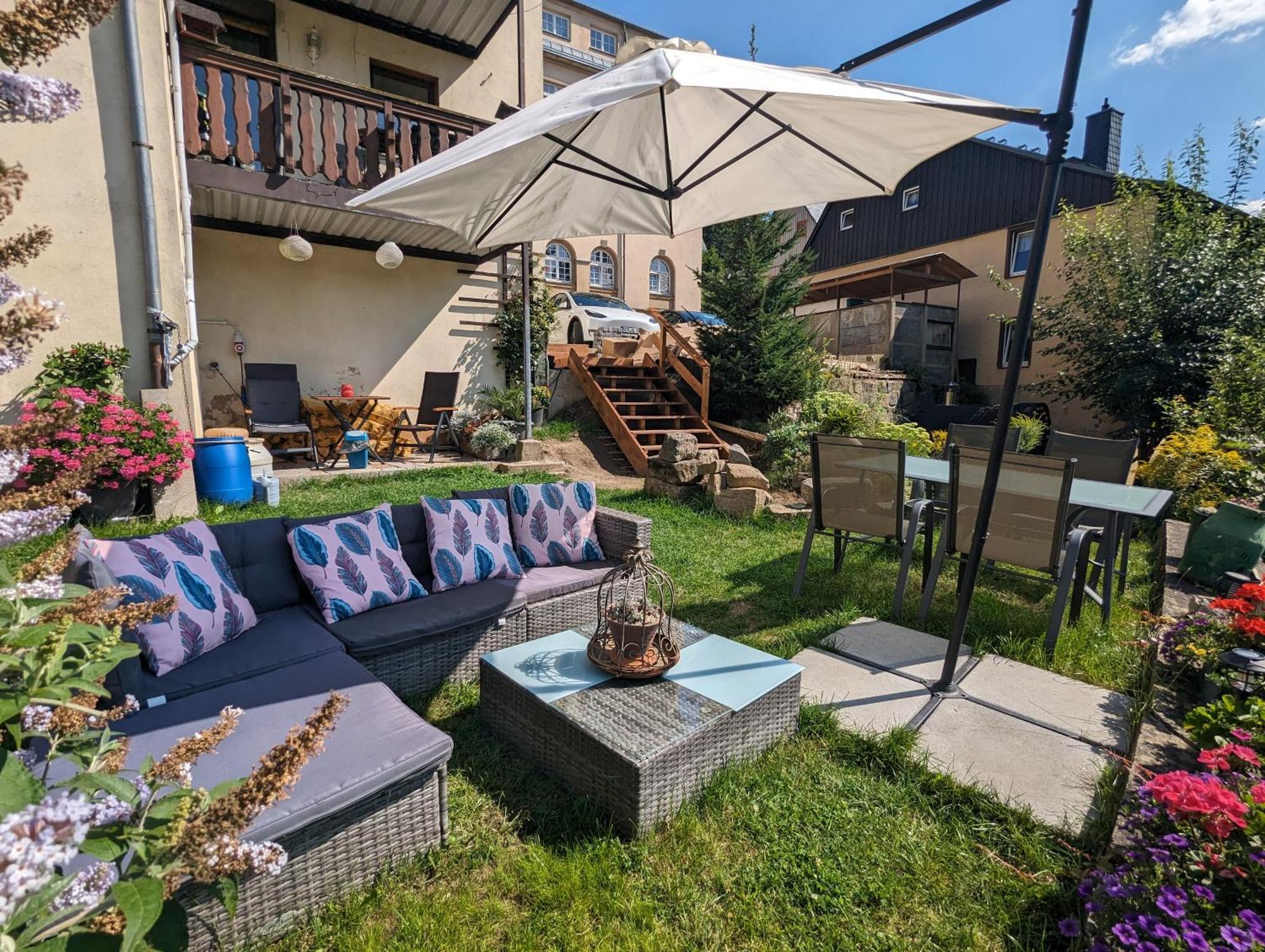 Hw4B - Urlaubsmagie - Zentral Mit Gemeinschaftsgarten, -Pool, -Sauna & Whirlpool Sebnitz Buitenkant foto