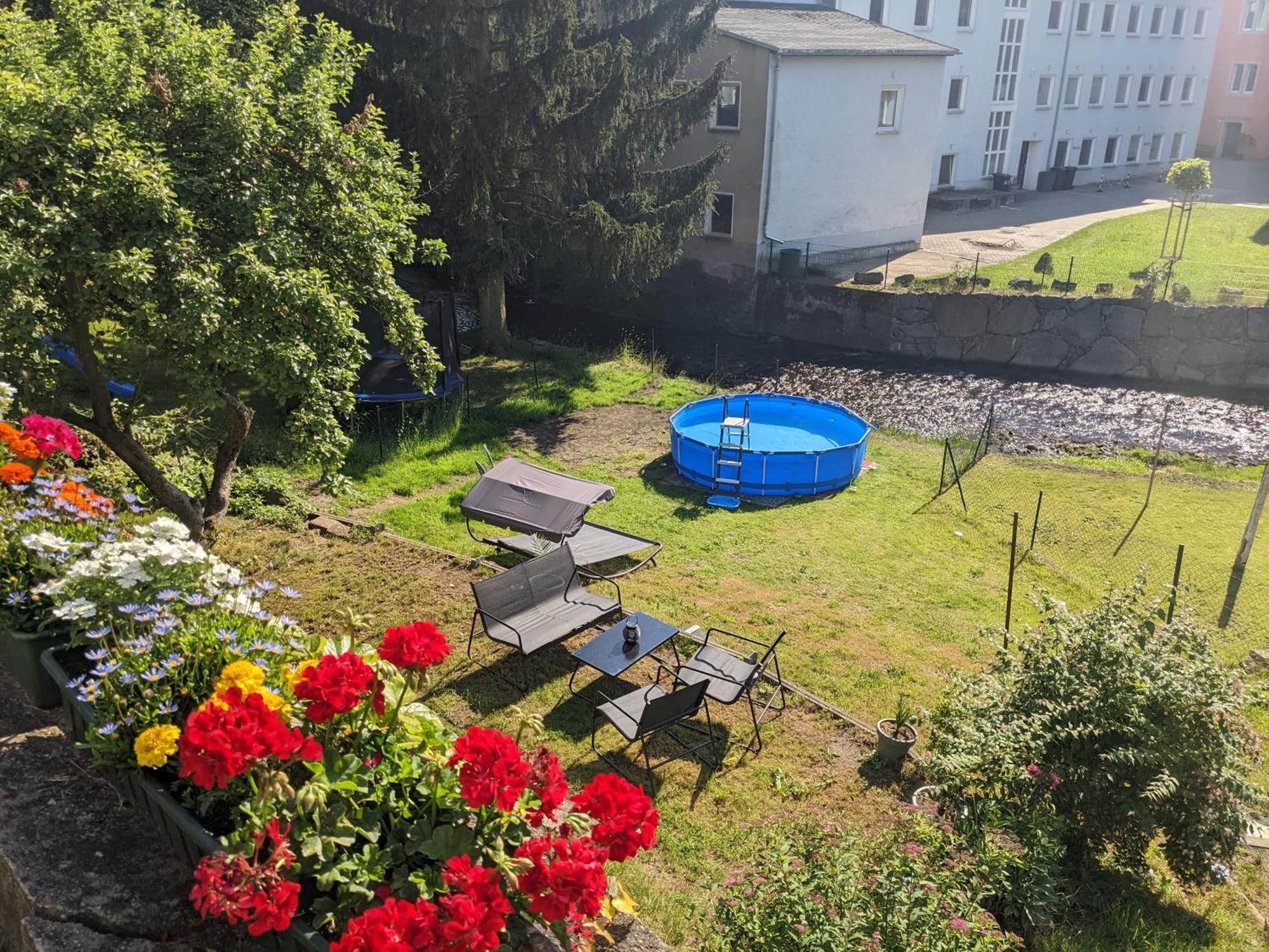 Hw4B - Urlaubsmagie - Zentral Mit Gemeinschaftsgarten, -Pool, -Sauna & Whirlpool Sebnitz Buitenkant foto
