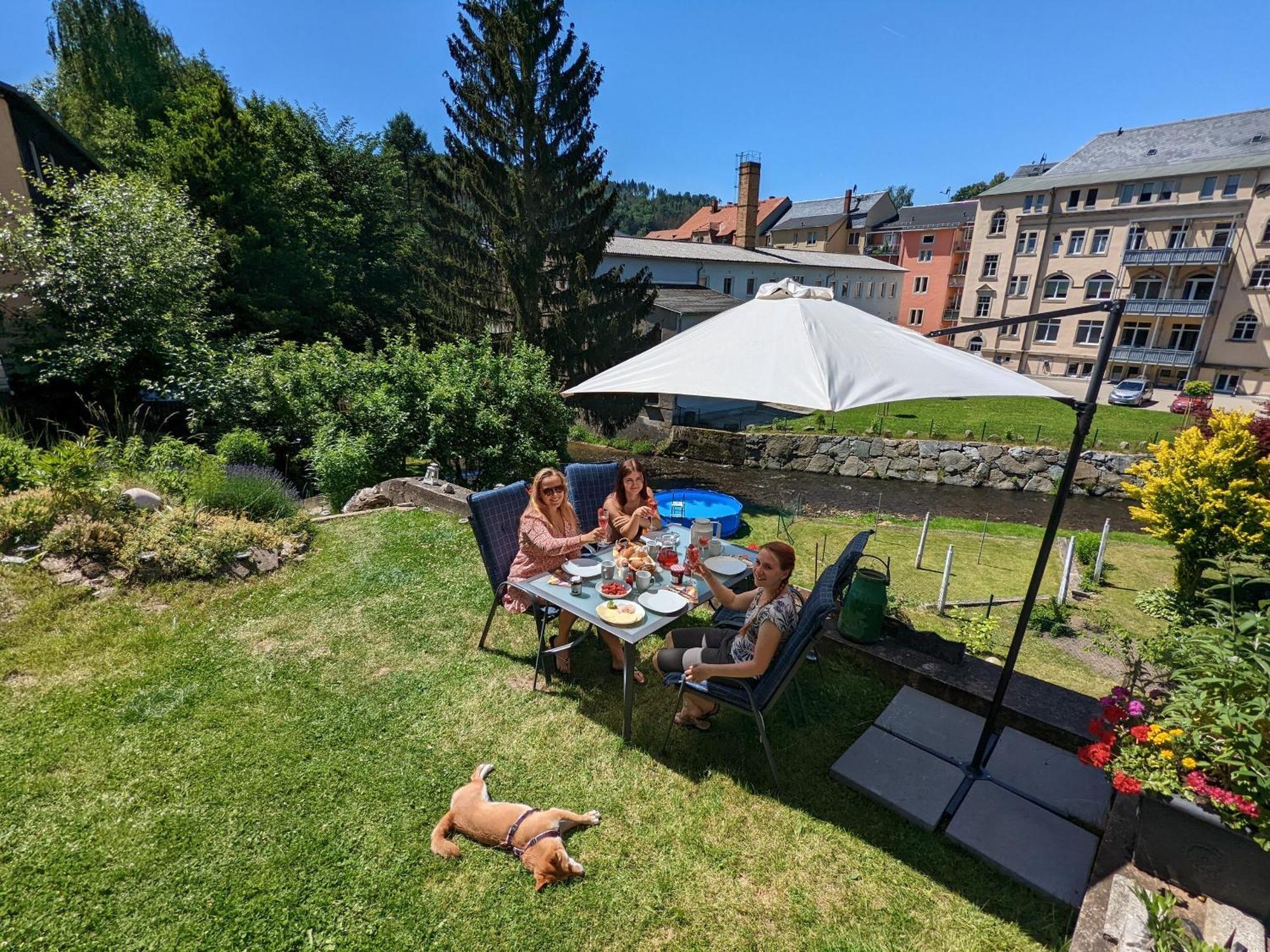 Hw4B - Urlaubsmagie - Zentral Mit Gemeinschaftsgarten, -Pool, -Sauna & Whirlpool Sebnitz Buitenkant foto
